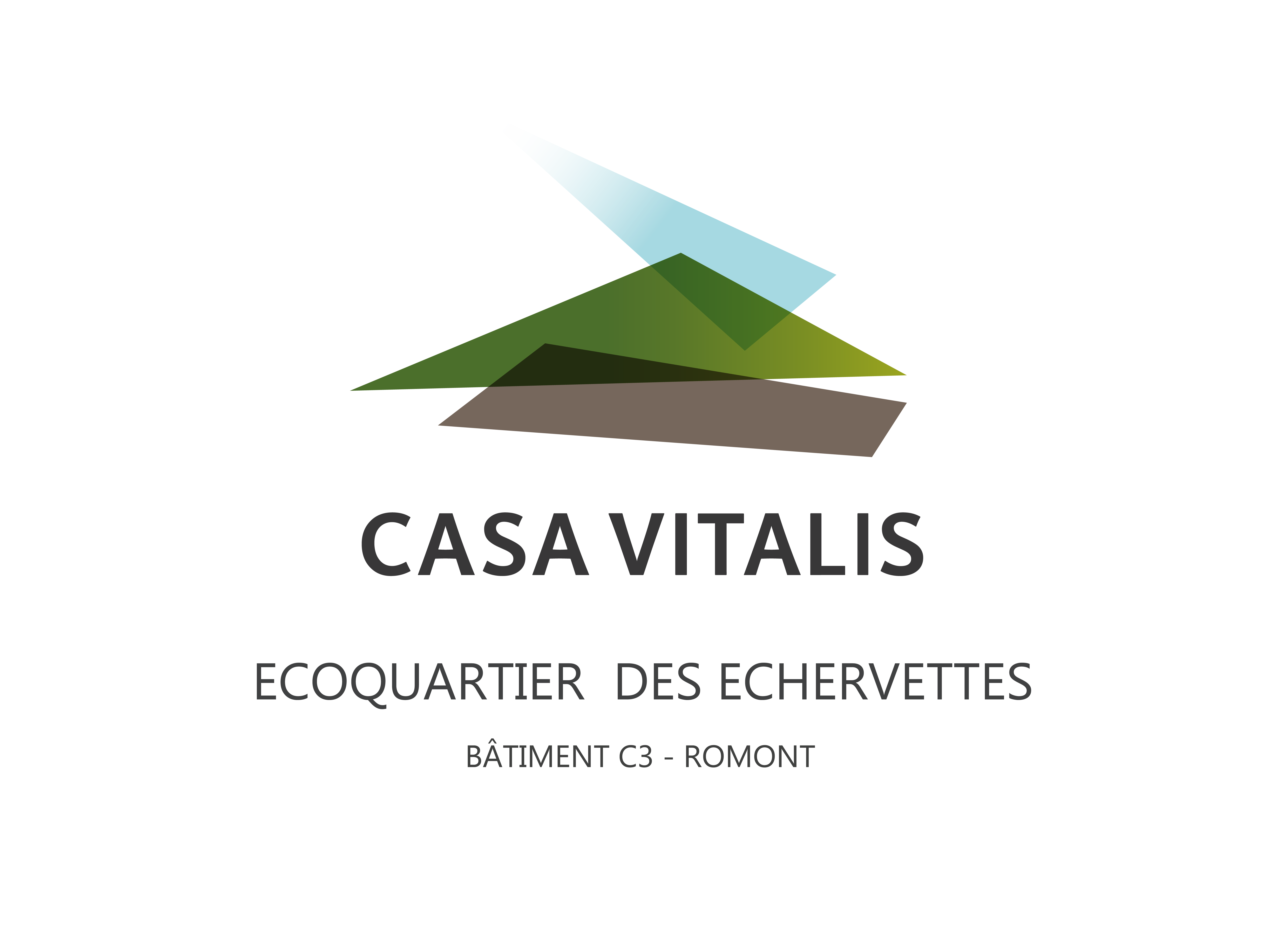 Logo du bâtiment C3 · Casa Vitalis · Ecoquartier des Echervettes
